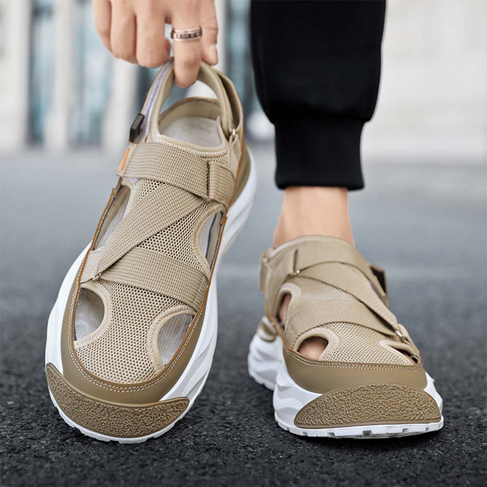 Ahlsentop Atmungsaktive Sportsandalen aus Mesh für Herren