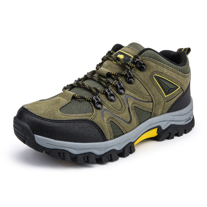 Ahlsentop Low-Top-Schnür-Outdoor-Wanderschuhe für Herren