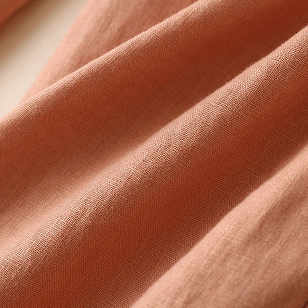 Ahlsentop™ Lässige, lockere Damenhose mit weitem Bein aus atmungsaktiver Baumwolle und Leinen