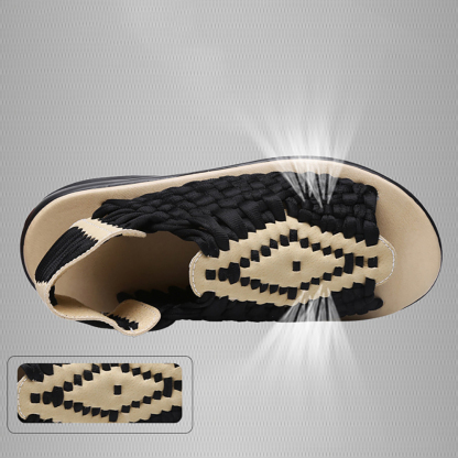 Ahlsentop Neue atmungsaktive gewebte Strandsandalen für Herren