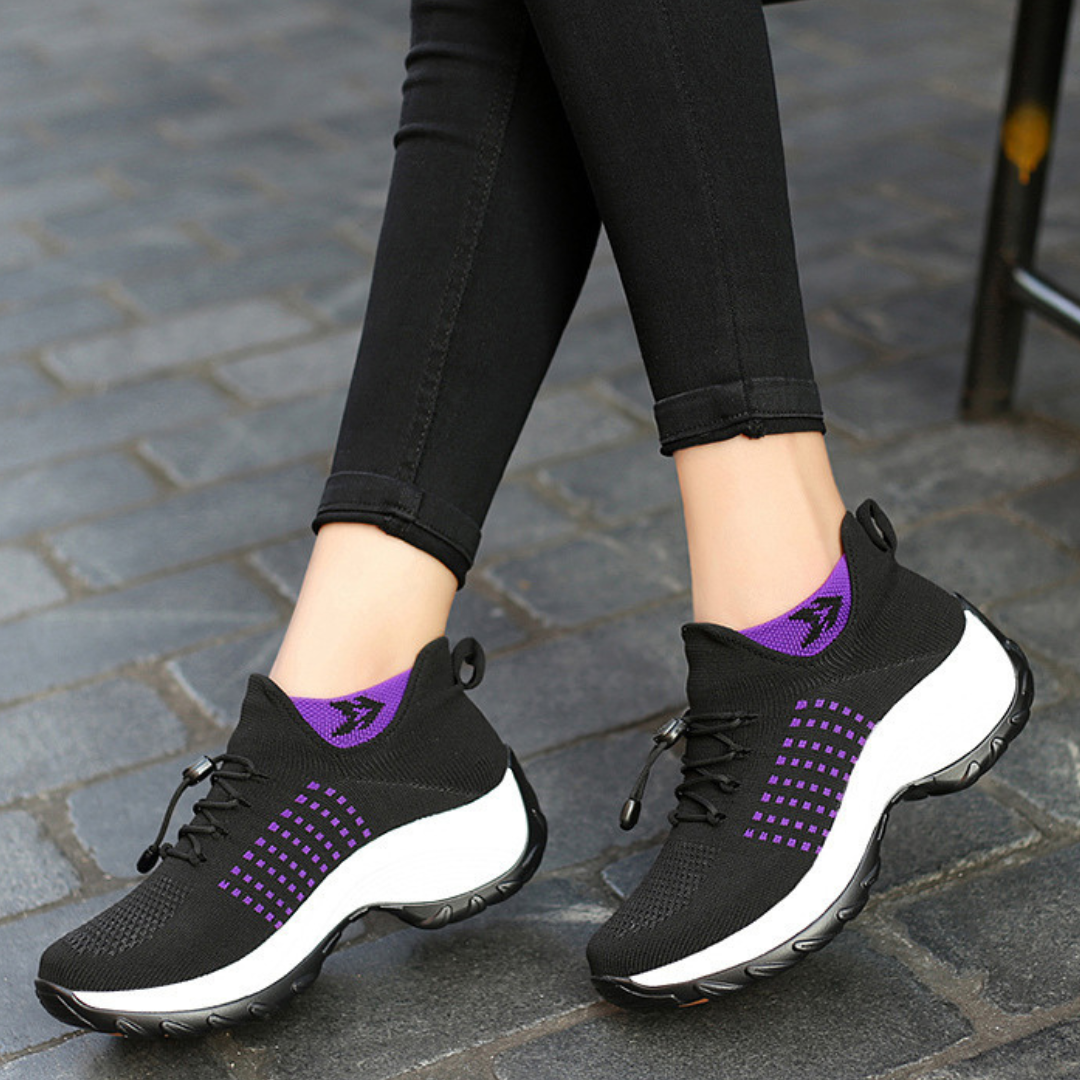 Ahlsentop® Inara - Ergonomischer & leichter Schmerzlinderungs-Sneaker mit Gummizug