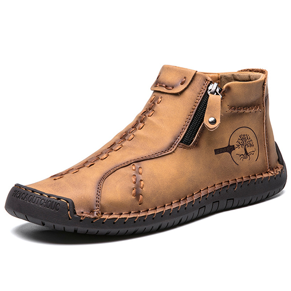 Ahlsentop Mid-Top-Loafer mit Nahtreißverschluss