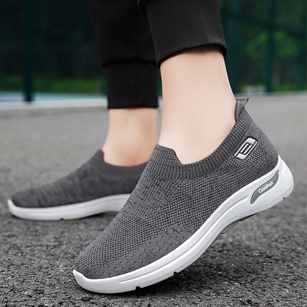 AHLSENTOP Herren-Slip-on-Sneaker aus Fliegenstrick für Frühling und Sommer
