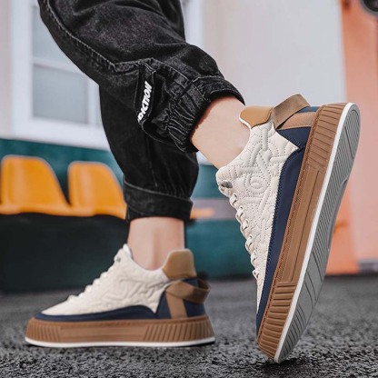 AHLSENTOP Neue modische Low-Top-Freizeitschuhe aus Segeltuch für Herren