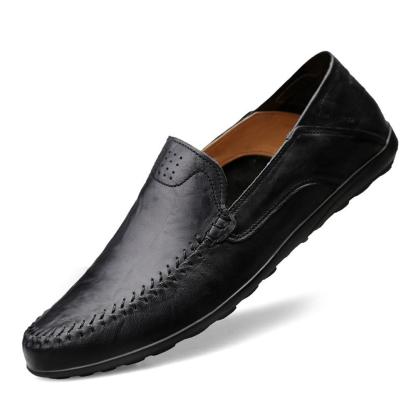 Ahlsentop Lässiger Modetrend, handgenähte Leder-Herrenschuhe