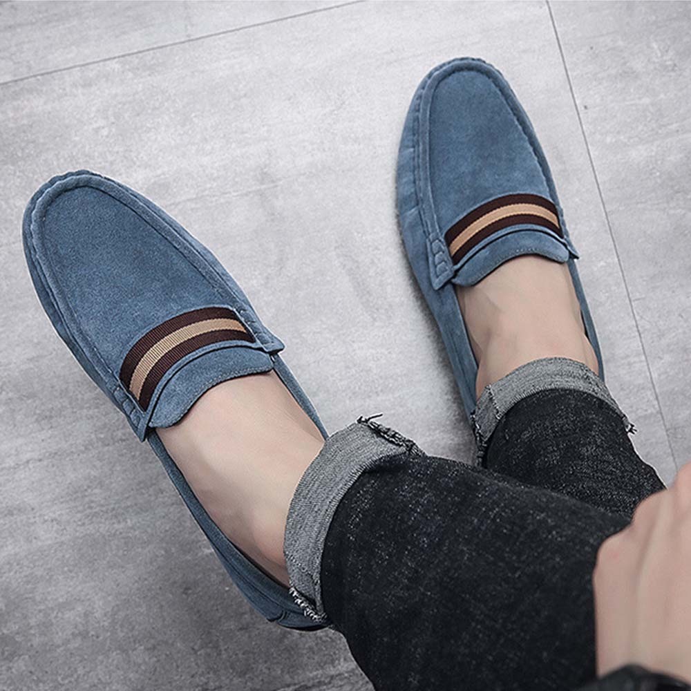 Ahlsentop Hochwertige Frühlings-Loafer aus Wildleder für Herren
