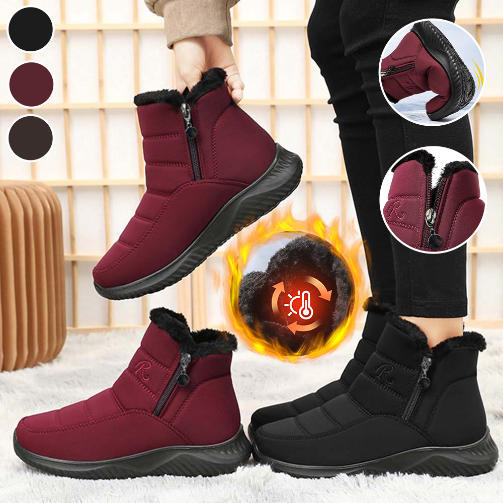 Metallwolke Winter-Fleece-High-Top-warme Baumwollstiefel