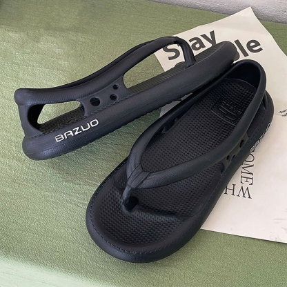 Ahlsentop Neue Paar rutschfeste Flip-Flops-Hausschuhe