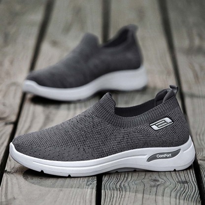 AHLSENTOP Herren-Slip-on-Sneaker aus Fliegenstrick für Frühling und Sommer
