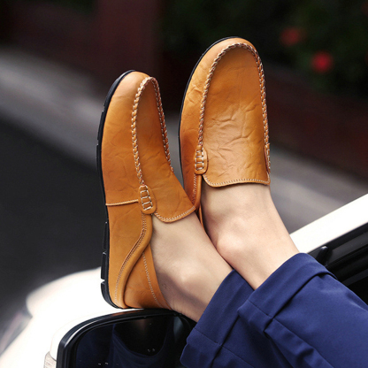 Ahlsentop Trendige, lässige Schuhe aus weichem Leder