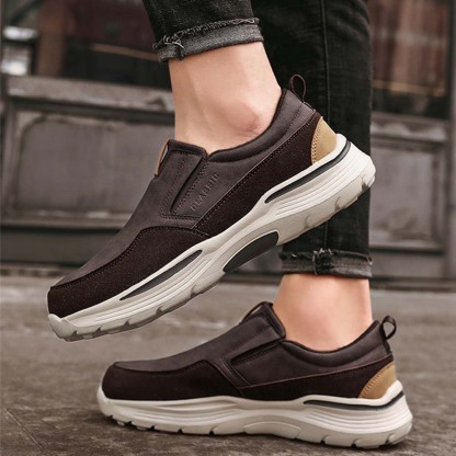 AHLSENTOP Bequeme lässige Herren-Loafer mit dicken Sohlen
