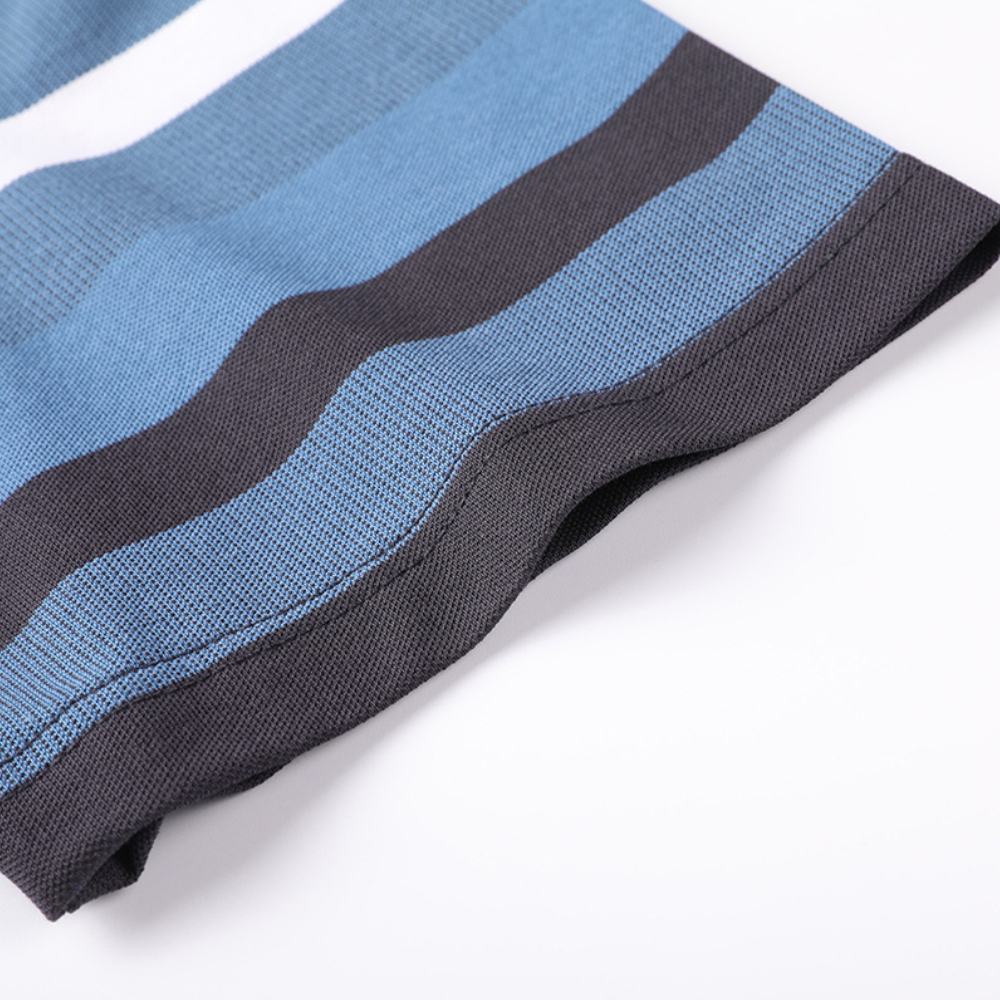 Ahlsentop™ Neues Jugend-Poloshirt mit gestreiftem Revers für Herren