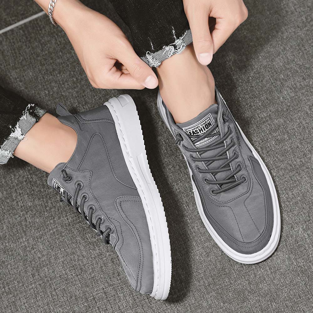 AHLSENTOP Neue atmungsaktive Low-Top-Freizeitschuhe aus Canvas für Herren
