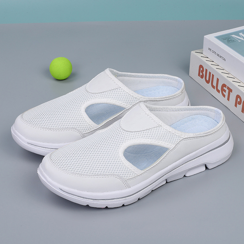 Ahlsentop Sommer neue lässige Mesh-Half-Drag-Sandalen