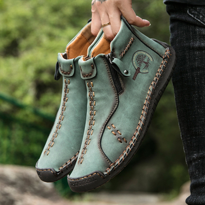 Ahlsentop Mid-Top-Loafer mit Nahtreißverschluss
