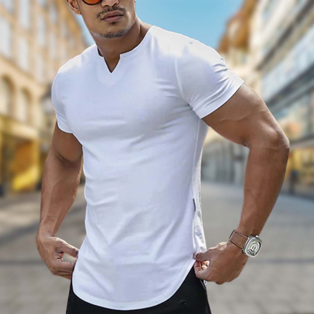 AHLSENTOP™ Frühling Sommer neue V-Ausschnitt Casual T-Shirts für Männer