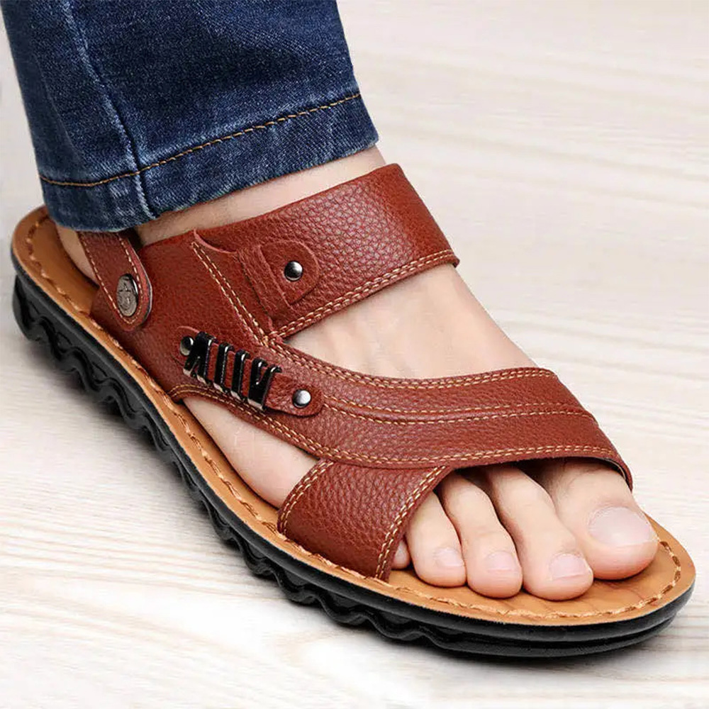 Ahlsentop Sommer neue Mode Herren Oxford Bottom Casual Sandalen