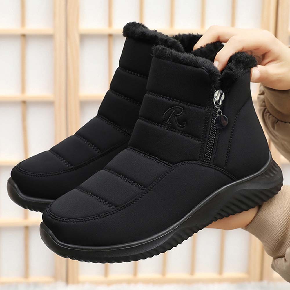 Metallwolke Winter-Fleece-High-Top-warme Baumwollstiefel