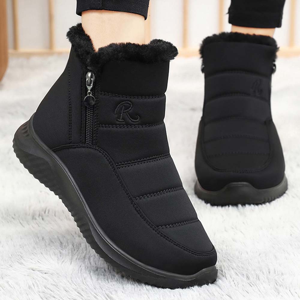 Metallwolke Winter-Fleece-High-Top-warme Baumwollstiefel