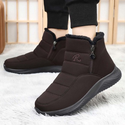 Metallwolke Winter-Fleece-High-Top-warme Baumwollstiefel