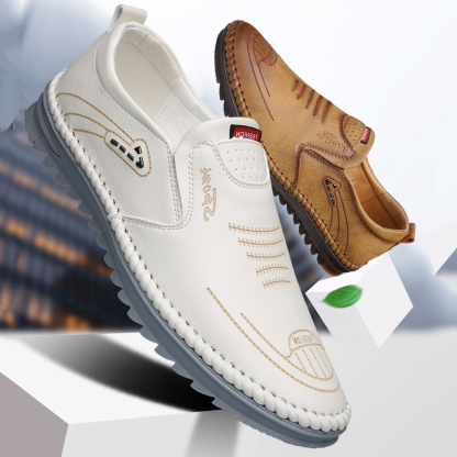 Ahlsentop Neue atmungsaktive Freizeit-Lederschuhe für Herren