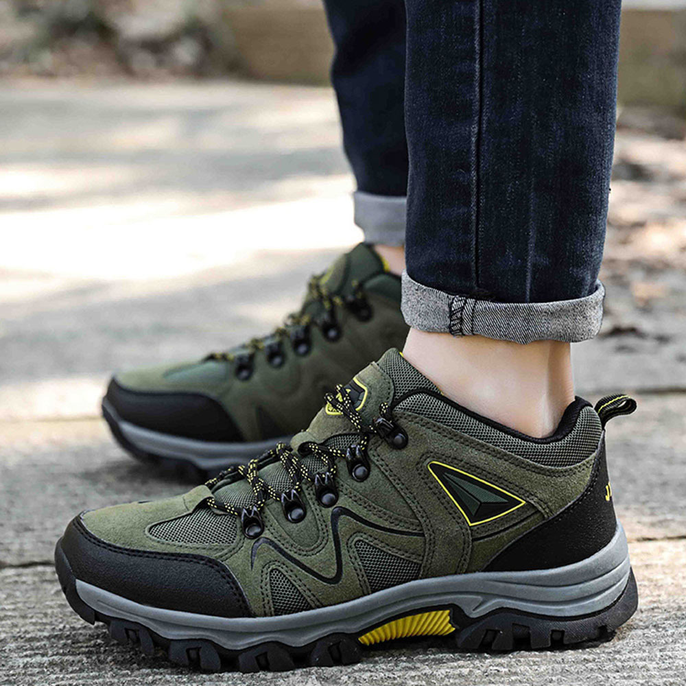 Ahlsentop Low-Top-Schnür-Outdoor-Wanderschuhe für Herren