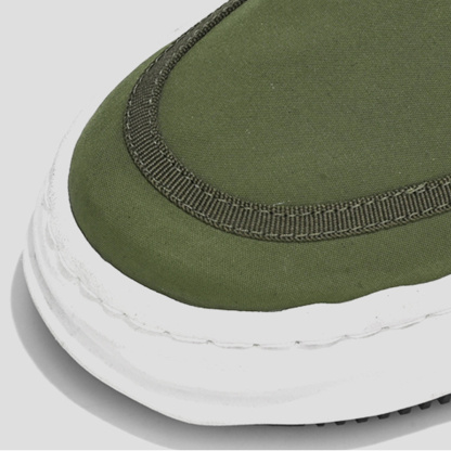 Ahlsentop Slip-On-Segeltuchschuhe mit elastischem Besatz