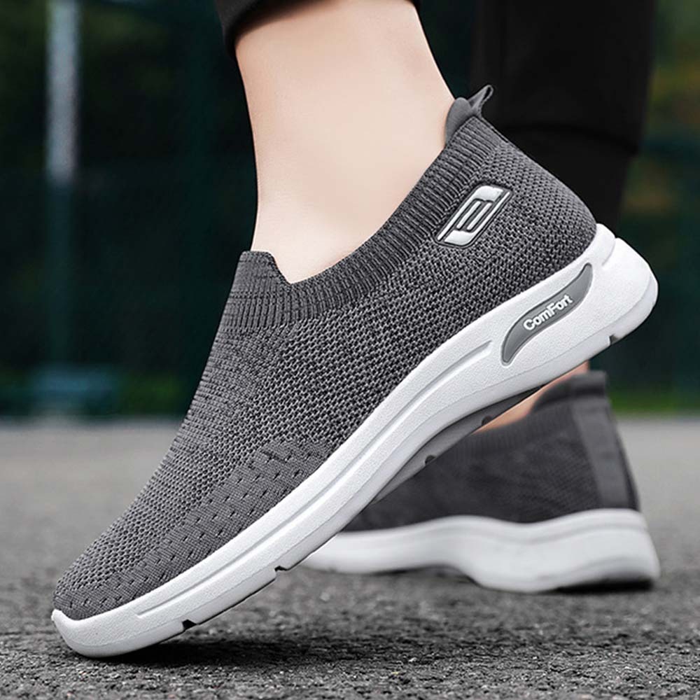 AHLSENTOP Herren-Slip-on-Sneaker aus Fliegenstrick für Frühling und Sommer