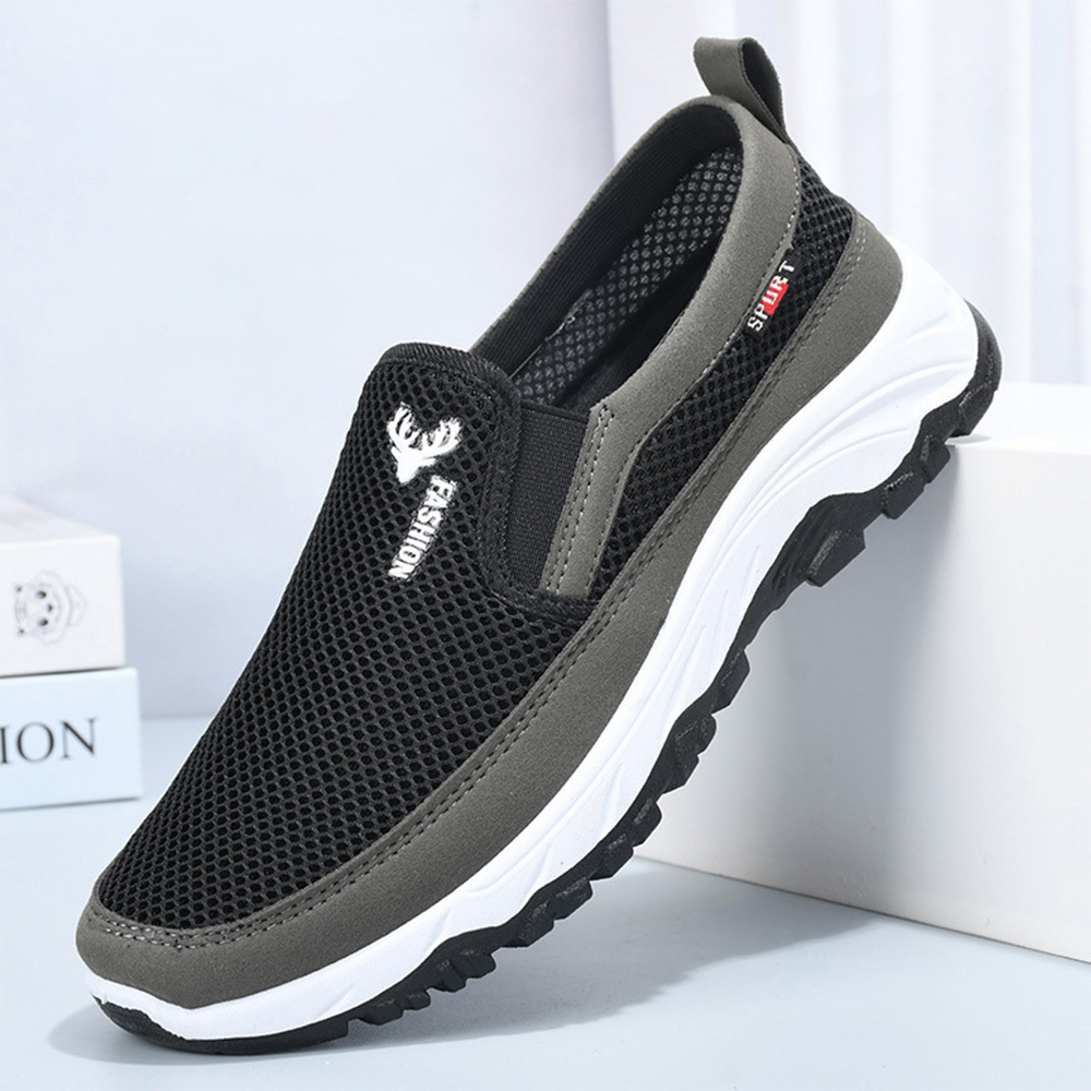 Ahlsentop 2024 Sommer neue bequeme atmungsaktive Mesh-Freizeitschuhe für Herren