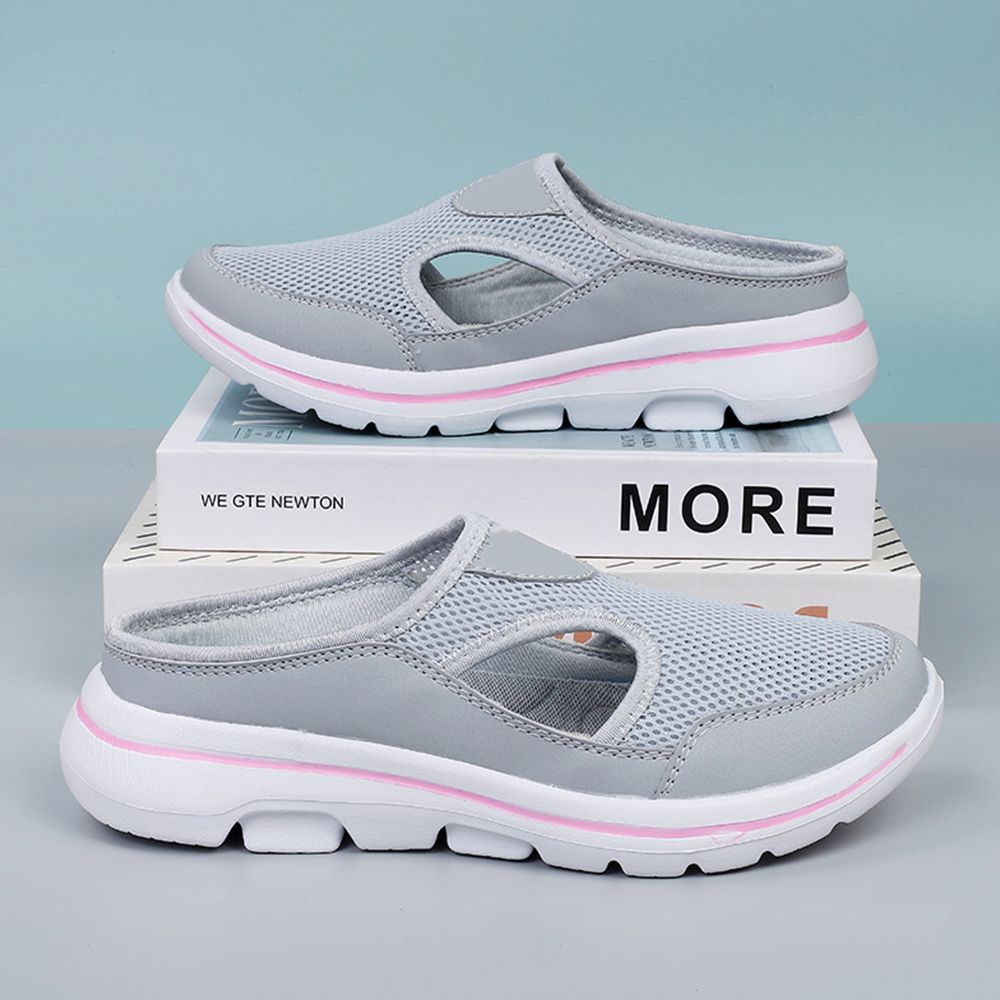 Ahlsentop Sommer neue lässige Mesh-Half-Drag-Sandalen