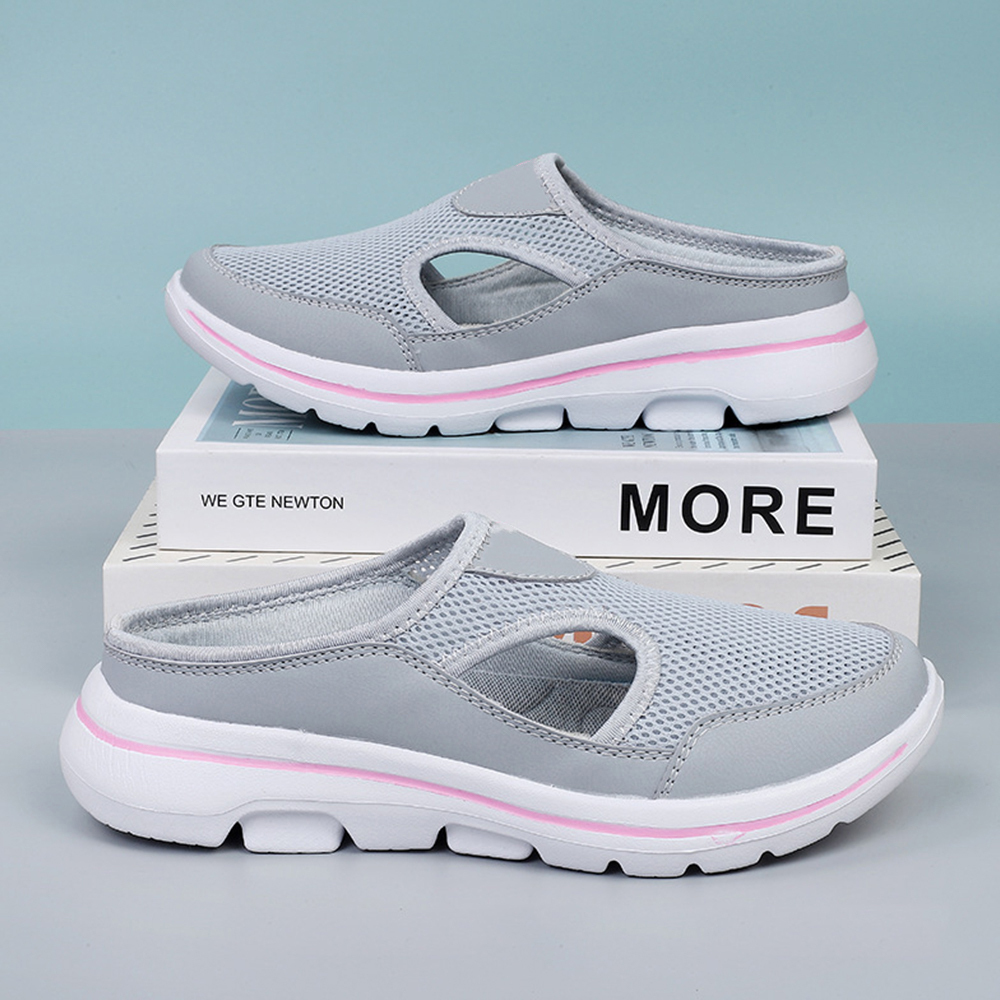 Ahlsentop Sommer neue lässige Mesh-Half-Drag-Sandalen