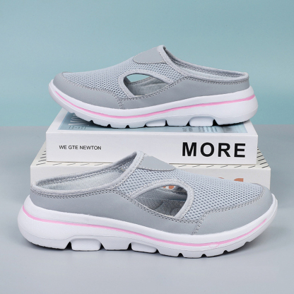 Ahlsentop Sommer neue lässige Mesh-Half-Drag-Sandalen