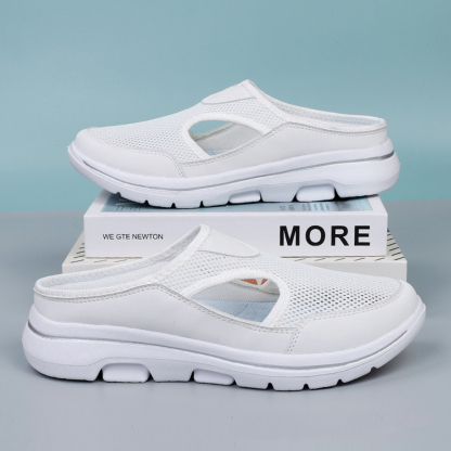 Ahlsentop Sommer neue lässige Mesh-Half-Drag-Sandalen