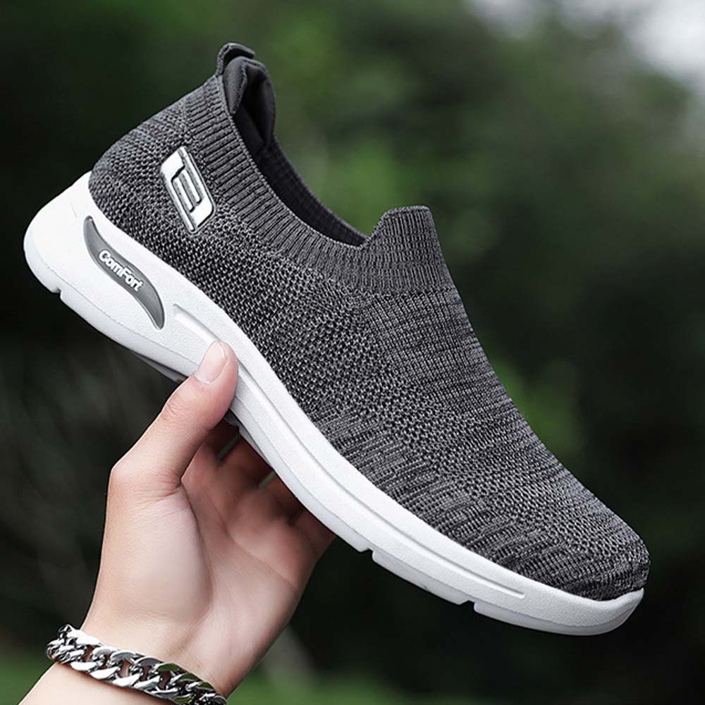 AHLSENTOP Herren-Slip-on-Sneaker aus Fliegenstrick für Frühling und Sommer