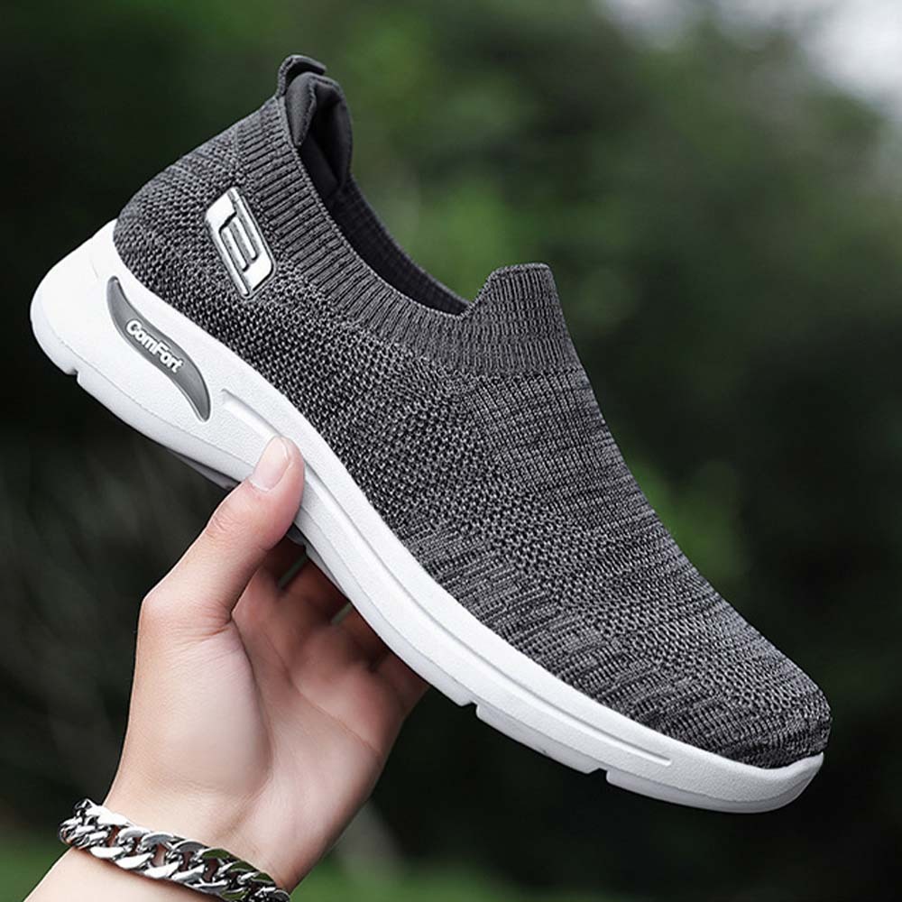 AHLSENTOP Herren-Slip-on-Sneaker aus Fliegenstrick für Frühling und Sommer