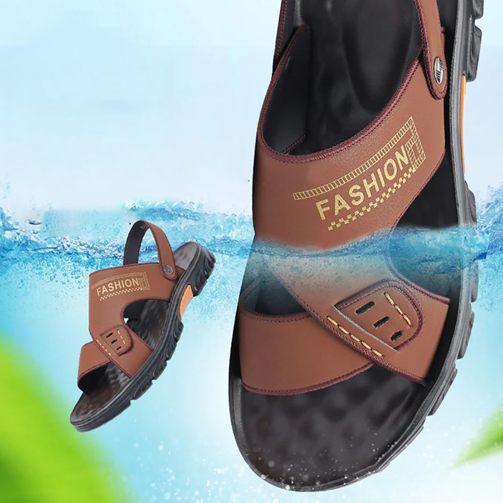 Ahlsentop Neue rutschfeste und atmungsaktive Strandsandalen für Herren