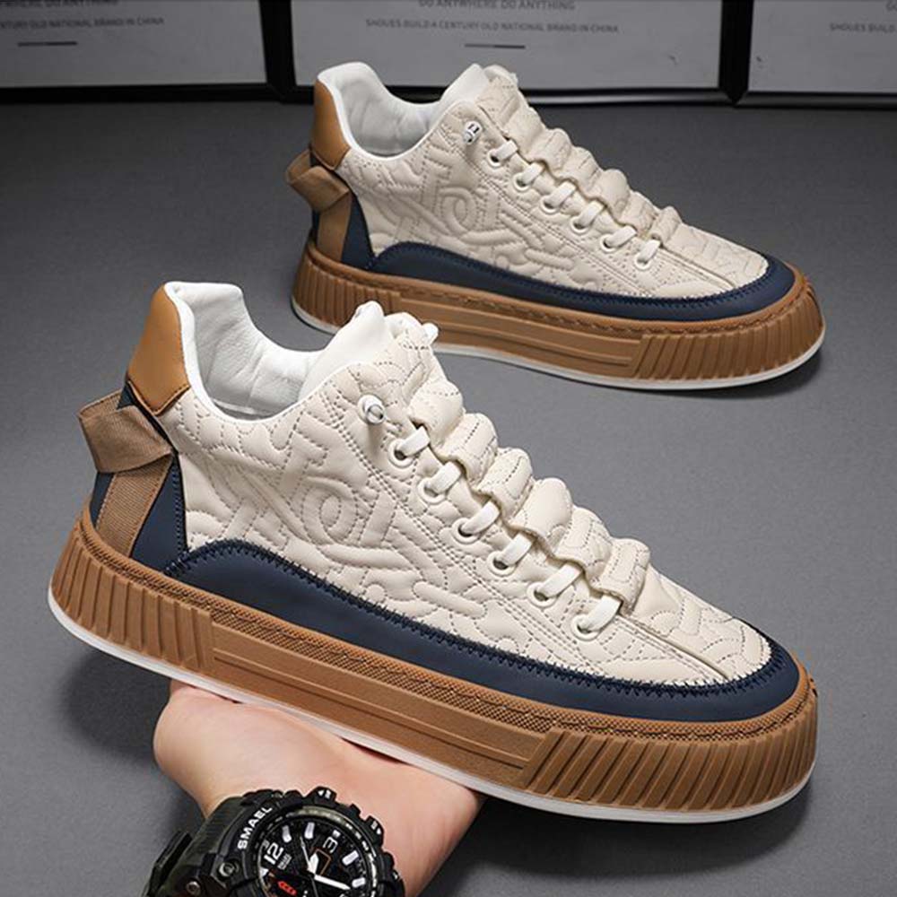 AHLSENTOP Neue modische Low-Top-Freizeitschuhe aus Segeltuch für Herren