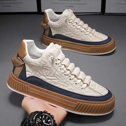 AHLSENTOP Neue modische Low-Top-Freizeitschuhe aus Segeltuch für Herren