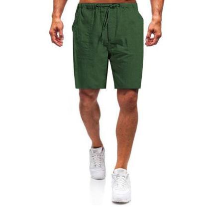 Lockere Freizeitshorts aus Leinen für Herren