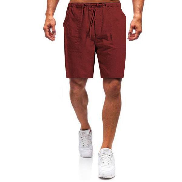 Lockere Freizeitshorts aus Leinen für Herren