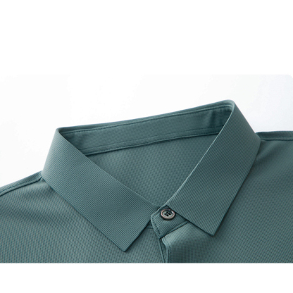 Ahlsentop™ Herren-Kurzarm-T-Shirt aus Eisseide, Herren-Revers-Poloshirt