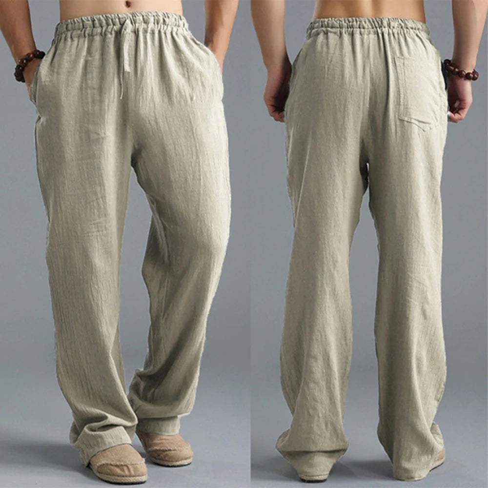 Ahlsentop™ Freizeithose aus Leinen für Herren