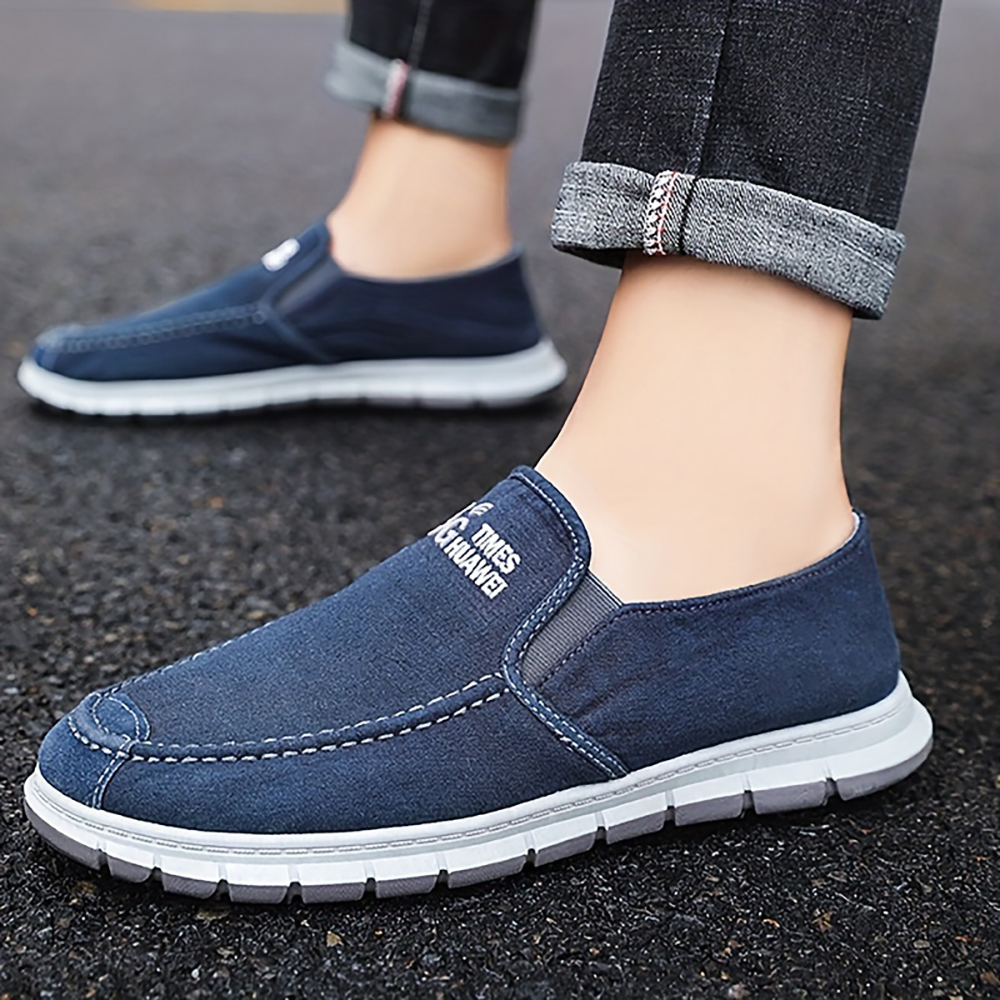 Ahlsentop 2024 Neue lässige, atmungsaktive Slip-On-Leinwandschuhe für 