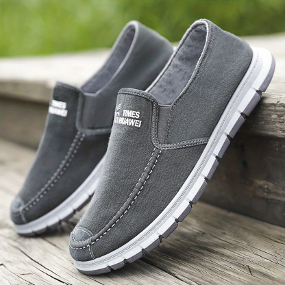 Ahlsentop 2024 Neue lässige, atmungsaktive Slip-On-Leinwandschuhe für Herren
