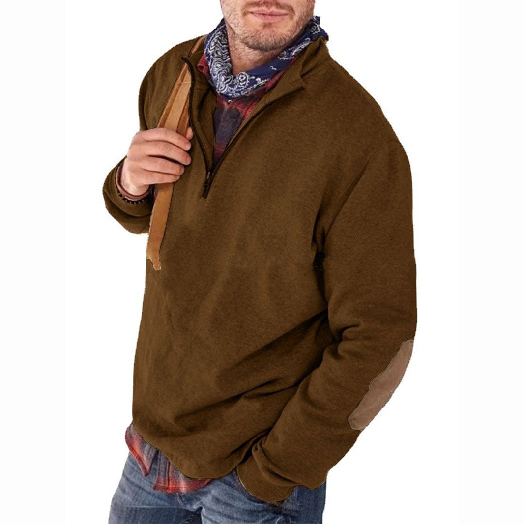 Men's Cashmere Zipper Casual Jacket