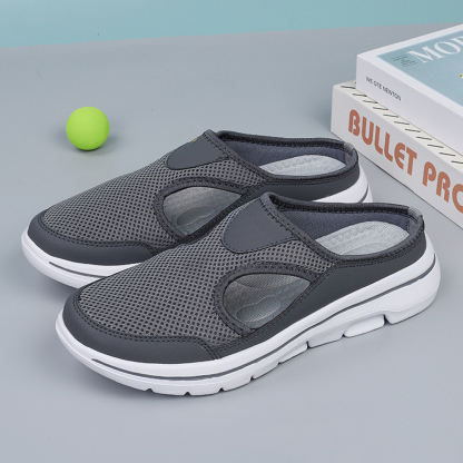 Ahlsentop Sommer neue lässige Mesh-Half-Drag-Sandalen