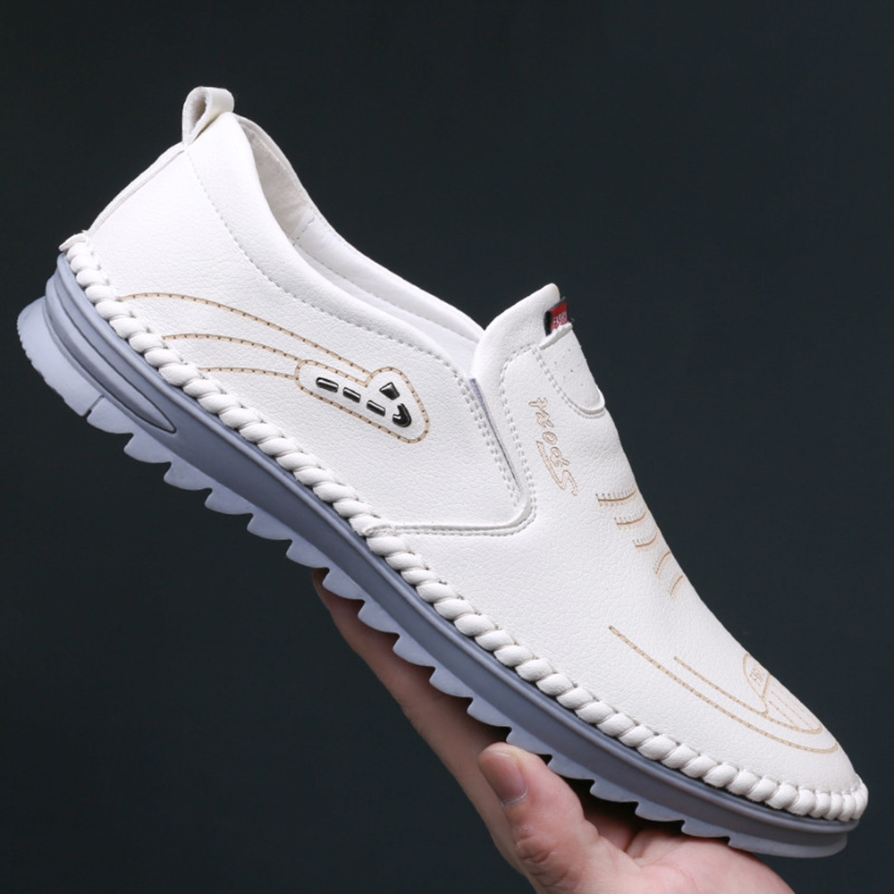 Ahlsentop Neue atmungsaktive Freizeit-Lederschuhe für Herren