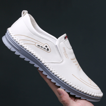 Ahlsentop Neue atmungsaktive Freizeit-Lederschuhe für Herren