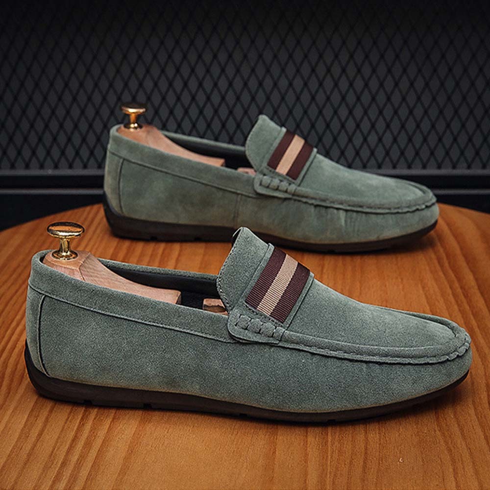 Ahlsentop Hochwertige Frühlings-Loafer aus Wildleder für Herren
