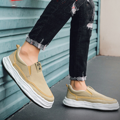 Ahlsentop Slip-On-Segeltuchschuhe mit elastischem Besatz